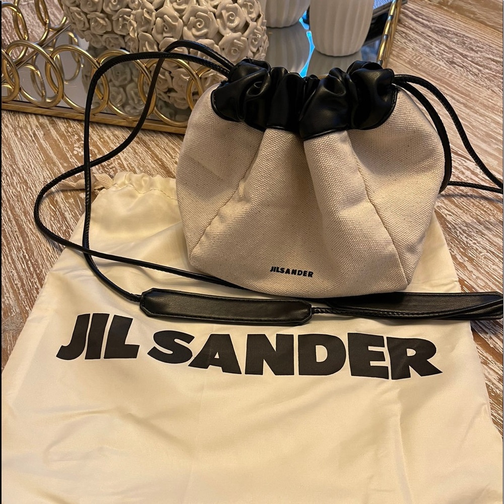 NEW Jil Sander Drawstring Crossbody Bag